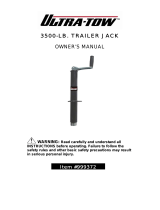 Ultra-tow A-Frame Top-Wind Jack Owner's manual