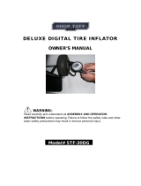 SHOP TUFF Deluxe Digital Tire Inflator/Gauge Owner's manual