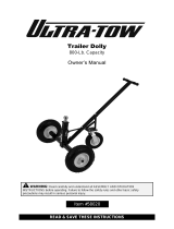 Ultra-tow Adjustable Trailer Dolly Owner's manual