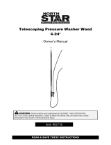 NORTHSTAR Professional-Grade Telping Pressure Washer Wand Owner's manual