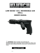 Klutch Please see replacement item# 47877. Low-Noise Air Drill Owner's manual