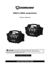 Strongway Battery Jump Starter and Portable Power Pack Owner's manual