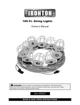 Ironton String lights Owner's manual