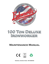Edwards Ironworkers Edwards JAWS 100-Ton Ironworker Owner's manual