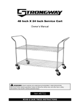 Strongway 2-Tier Service Cart Owner's manual