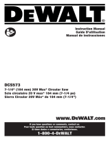DeWalt 20V MAX Circular Saw Owner's manual