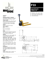 Big Joe P33 Owner's manual