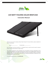 NaturePower 120 Watt Folding Solar Briefcase Owner's manual