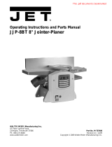 JET JJP-8BT Owner's manual