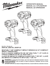 Milwaukee M18 Fuel Compact Impact Wrench Owner's manual