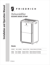 Friedrich D25BNP Owner's manual