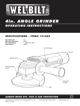 Wel-Bilt angle grinder Owner's manual