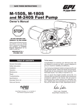 GPI 12V Fuel Transfer Pump Owner's manual