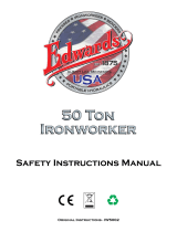 Edwards Ironworkers Edwards JAWS 50-Ton Ironworker Owner's manual