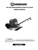 Strongway50-Ton Air/Hydraulic Bottle Jack