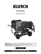 Klutch 6000K Engine Driven Inverter DC Arc Welder/AC Generator Owner's manual