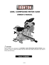 Ironton10in. Compound Sliding Miter Saw