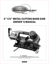 Northern Industrial Tools Portable Metal Cutting Band Saw Owner's manual