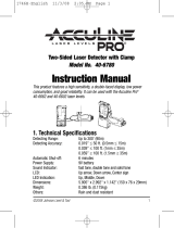 Johnson Level & Tool Pulse Laser Detector Owner's manual