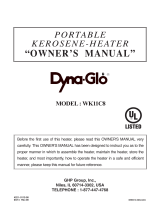 Dyna-Glo WK11C8 User manual