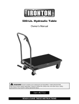 IrontonHydraulic Table Cart