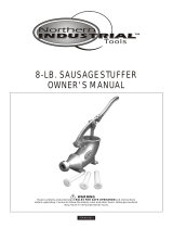 Northern Industrial Tools 8-Lb. Stainless Sausage Stuffer Owner's manual
