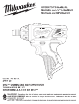 Milwaukee 2490-22 Owner's manual