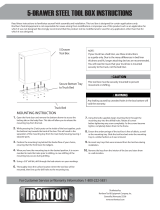 Ironton Sidebed Storage Drawer Truck Tool Box Owner's manual