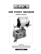 Klutch Air-Operated Paint Shaker Owner's manual