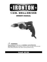 IrontonHigh-Torque Corded Electric Drill/Driver