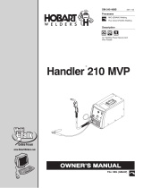Hobart Handler 210MVP Flux-Core/MIG Welder Owner's manual