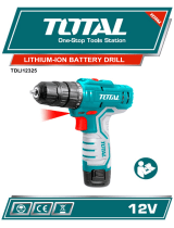 Total TDLI12325 Lithium-Ion Battery Drill Owner's manual