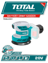 Total TROSLI2001 20V Battery Orbit Sander Owner's manual