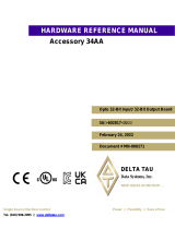 Delta Tau Acc-34AA Owner's manual