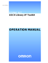 Omron Sysmac ASCII Library I/F Toolkit Operating instructions