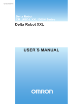 Omron DeltaRobot XXL 1300 CR UGD4 XXL1300H Series Owner's manual