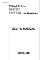 Omron CP2E Programmable Controller Hardware User manual