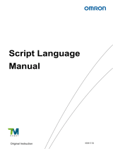 Omron TMFlow Script Language Owner's manual