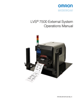 Omron Microscan LVS 7500 User manual