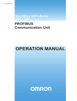 Omron GRT-PRT PROFIBUS Operating instructions