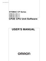 Omron CP2E Programmable Controller User manual