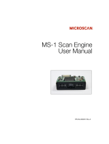Omron MS-1 Scan Engine User manual