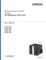 Omron NJ501-4 Robotics Owner's manual