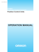 Omron Sysmac Position Control Units Operating instructions