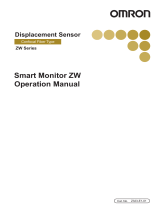 Omron ZW Series Displacement Sensor Operating instructions