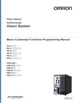 Omron FH/FZ5 Series Vision System Macro Customize Functions Owner's manual