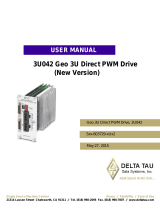 Delta Tau 3U042 Servo Drive Amplifier Owner's manual