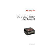 Omron MS-2 CCD Reader User manual