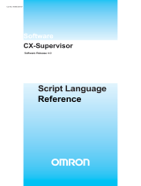 Omron CX-Supervisor Reference guide