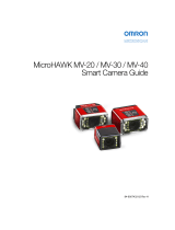 Omron MicroHAWK MV-20 / MV-30 / MV-40 Smart Camera User manual